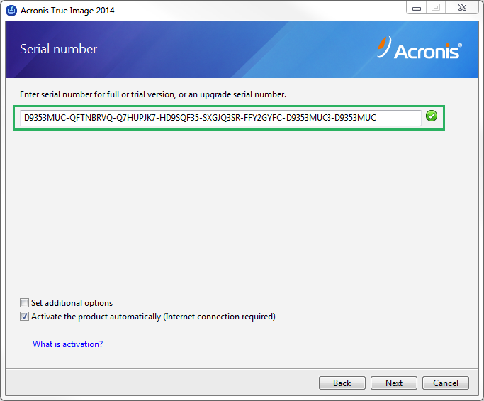 acronis true image home 2011 serial number
